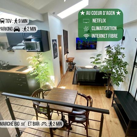 Le Bistrot - Au Coeur D'Agen - Self Checkin - Wifi - Netflix - Smart Tv - Luqs Fr Apartment Exterior foto